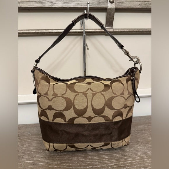 Coach Handbags - Coach Brown and Tan Shoulder Bag